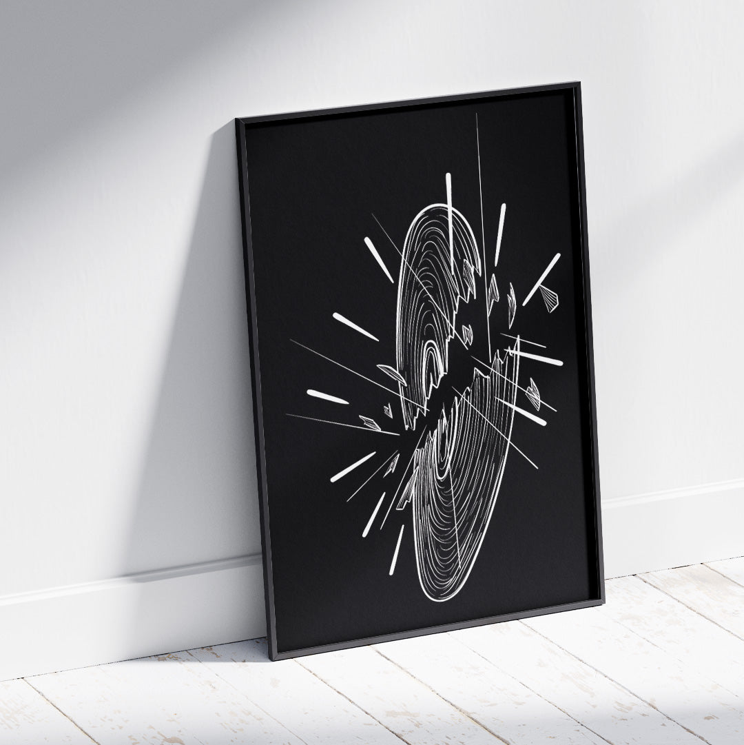 Broken Vinyl | Black