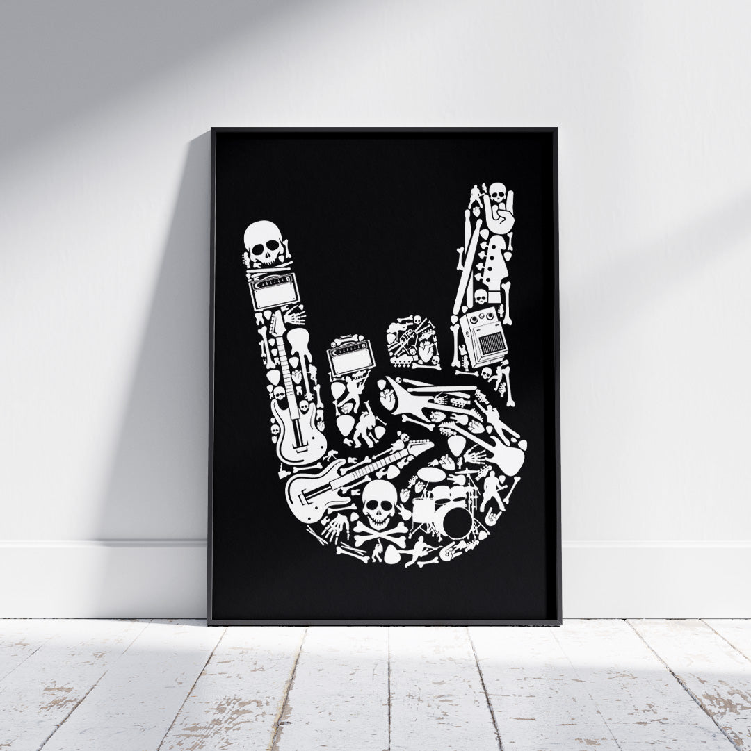 Metal Hand Equipment Print