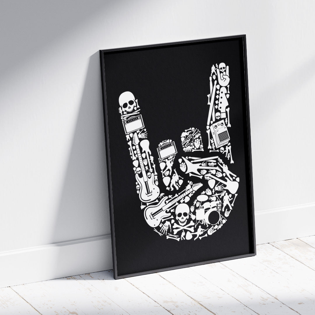 Metal Hand Equipment Print