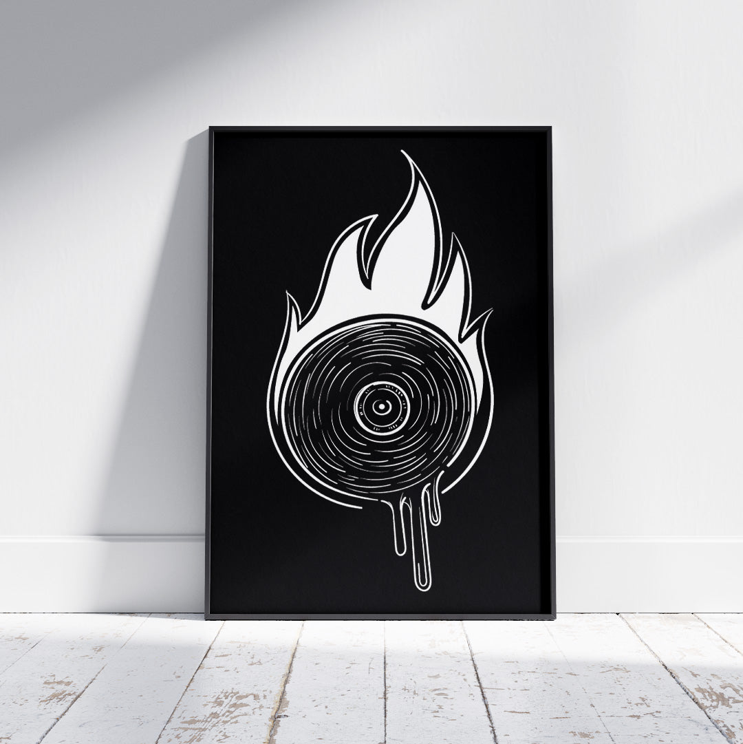 Vinyl Flame | Black